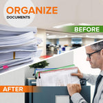 Load image into Gallery viewer, Mesh Zipper Pouch Document Bag for School Office Supplies Storage 10 Pack A4