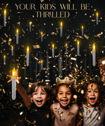 Load image into Gallery viewer, Flameless Floating Candles with Wand Remote 12 PCS Magic Deco Candles Hanging Candles with Remote Battery Operated 6.5 LED Candle Christmas & Halloween Decorations