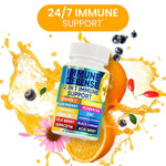 Load image into Gallery viewer, 12 in 1 Premium Immune Defense Vitamins Immune Supplement w Vitamin D3 5000 IU Vitamin С 1000mg Zinс 50mg Luxe Choice for Premium Immune Support With Echinacea Elderberry and Ginger 120 Caps
