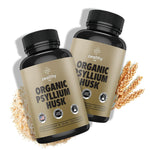 Load image into Gallery viewer, Zealthy Life Psyllium Husk Capsules All Natural Psyllium Husk Fiber Psyllium Husk Capsule for Gut Health Non GMO & Gluten Free 250 Vegan Capsules Pack of 2
