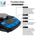 Load image into Gallery viewer, Ounce Carat and Gram Scale 0.01g Accuracy Electronic Scale Science Digital Scale Lab Balance LCD 600g Capacity USB Charger and AC DC Adapter Included