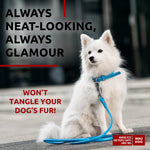 Load image into Gallery viewer, WAUDOG Rolled Leather Dog Leash 4Ft * 0.3 in for Small Medium and Large Dogs Heavy Duty Leather Puppy Leash for Outdoor Walking Running Training Strong Dog Leashes for Large Breed Dogs (Blue)