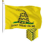 Load image into Gallery viewer, Gadsden Don't Tread on Me Flag 3x5 Ft 5Pack Printed Polyester By G128