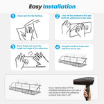 Load image into Gallery viewer, 2 Pack Silver Adhesive Shower Caddy Shower Shelf Organizer for Bathroom Organization with Hooks SUS304 Stainless Steel