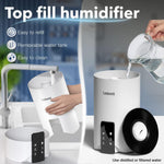 Load image into Gallery viewer, WiFi Control Humidifiers for Bedroom Dual Mist (Cool & Warm) ! Humidifier 4L