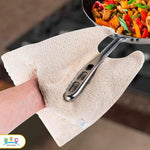 Load image into Gallery viewer, Terry Cloth Pot Holders for Kitchen 9 x 12 Inch Pack of 6 Natural Color Hot Pads for Kitchen Washable Pot Holder with Hand Hole Thick Cotton 460 F Heat Resistant Pot Holders
