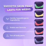 Load image into Gallery viewer, Waxing Kit for Women Men Hard Wax Kit for Hair Removal Wax Warmer Kit Purple