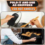 Load image into Gallery viewer, 4 Piece Microwave Bowl Holder Set – 7.5 x7.5 Microwave Bowl Holders for Hot Food Black and White Checkered Fabric for Safe & Easy Handling – Machine Washable