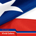 Load image into Gallery viewer, G128 Combo Pack: USA American Flag 3x5 Ft 150D Printed Stars & Chile (Chilean) Flag 3x5 Ft 150D Printed