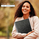 Load image into Gallery viewer, Aesthetic Planner Academic Year July 2024 June 2025 8.5 x11 with Weekly and Monthly Calendar pages Daily Planner for Office Teacher Student Work (Black)