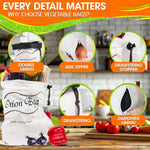 Load image into Gallery viewer, 2Pcs Potato and Onion Storage Bags Vegetable Storage Bags Onion Storage Bag Potato Storage Bag Onion and Potato Storage Bags Reusable Produce Bags Washable Storage for Onions and Potatoes