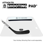 Load image into Gallery viewer, Rapid Rebounder 24 inch Double Sided Hockey Passer Puck Rebounder Passing & Shooting Trainer for One Timers Hockey Training Equipment Easy Setup Screws & Stickers Included White
