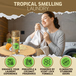 Load image into Gallery viewer, Laundry Scent Boosters Tropical Aroma Washer Beads and Deodorizer Supplies Fragrance Essentials for All Fabric Scented Bulk Odor Eliminator and Clothes Refresher Long Lasting Smell Remover