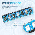 Load image into Gallery viewer, Weekly Medicine Pill Organizer Waterproof 7 Day Large Pill Box Daily Pill Case