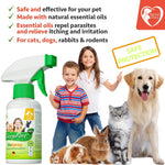 Load image into Gallery viewer, Natural Flea and Tick Home Spray for Dogs Cats & Ferret Mosquito Bug