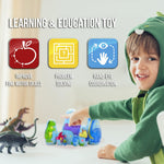 Load image into Gallery viewer, Dinosaur Nesting Dolls Set 7 pcs Dinosaur Decor Matryoshka Dolls Hand Painted