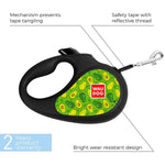 Load image into Gallery viewer, WAUDOG Retractable Dog Leash 16 Ft 360° Tangle Free Heavy Duty Pet Walking Leash for X Small Small Medium Large Dog or Cat with One Handed Brake Pause Lock (S Avocado)