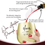 Load image into Gallery viewer, Wine Gifts Complete Set with Stainless Steel Wine Glasses Wine Stopper Wine Aerator Cheese Tray Cheese Knife and Fork – Luxury Gift Box Packaging – Relaxing Experience for Loved Ones