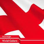 Load image into Gallery viewer, England English Flag 3x5 Ft 5Pack 150D Printed Polyester By G128