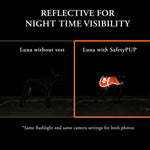 Load image into Gallery viewer, Reflective Dog Vest Hi-Vis L Size 35.75 in Chest x 26.75 in Neck Orange