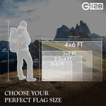 Load image into Gallery viewer, 3x5 Ft American Flag Deluxe Tear Proof Super Tough Spun Polyester Sewn Stripes