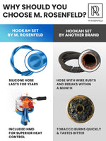 Load image into Gallery viewer, Blue Hookah 2 Hose Hookah Set YADO Square Blue