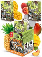 Load image into Gallery viewer, Small Fruit Hookah Flavors Set 3 x 50g non tobacco hookah flavor for your Hookah Bowl (Tropical fruit mix Peach Mango) Hookah Bundle Pack of 3 Try these Tobacco Free Shisha