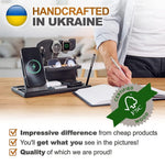 Load image into Gallery viewer, Wood Phone Docking Station Charger Xmas Gifts for Men or Dad for Husband