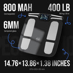Load image into Gallery viewer, Professional 56 Metrics Smart Body Composition Scale with WiFi BMI BMR Muscle Mass Bioimpedance Analysis Machine Most Accurate Body Fat Scale Digital Apple Health&Google Fit Body Analyzer