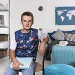 Load image into Gallery viewer, Weighted Vest for Kids Sensory Ages 5 to 9 Adjustable Kids Weighted Vest with 2lb weight Breathable and Washable Compression Vest