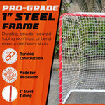 Load image into Gallery viewer, Metal Street Hockey Goal 54x44 inch Heavy Duty Steel Frame with Net Outdoor Hockey Net for Youth & Adults Ball Roller & DEK Hockey Practice Goal Easy Assembly