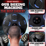 Load image into Gallery viewer, Music Boxing Machine for Adults Durable Wall Mounted Bluetooth Music Punching Machine with 9 Modes Shock Absorbing Pads LED Screen & Included Gloves Boxing Equipment for Training at Home