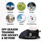 Load image into Gallery viewer, Slide Board Booties 2 Pairs for Hockey Slide Board or Fitness Slide Boards Smooth Gliding Improve Skating Stride Speed Agility
