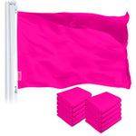 Load image into Gallery viewer, Solid Magenta Color Flag 3x5 Ft 10Pack Printed 150D Polyester By G128