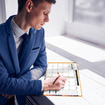 Load image into Gallery viewer, 2026 Appointment Book & Planner 6.5 x 8.5 inch Large Yellow Tabbed Daily Hourly Weekly Planner Schedule Book 30 Minute time Slots Business & Personal Planner Jan 2026 Dec 2026