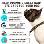 Load image into Gallery viewer, Eye Vitamins for Dogs Vision Supplement Tear Stain Support Duck Flavor