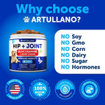 Load image into Gallery viewer, Hip and Joint Supplement for Dogs Glucosamine Joint Pain Relief Chews