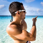 Load image into Gallery viewer, SIGONNA Eye Glasses String Holder Strap Eyeglass Straps Cords for Men Women Eyeglass Holders Around Neck Sunglasses String Chain Lanyard Retainer 2 Pcs (Black Red)