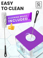 Load image into Gallery viewer, 4 Hose Hookah Set with Everything – Purple Hookah 4 Hose Complete Kit with LED Light, Remote, Silicone Hoses, Acrylic Base, and Tongs – Big Hookah Set with Accessories – Premium Sisha Hooka