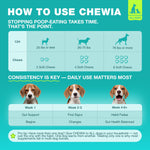 Load image into Gallery viewer, No Poo Chews for Dogs Coprophagia Deterrent Dog Probiotics for Digestive Health with Enzymes Canine Stool Eating Deterrent Digestive, Dental, Gut & Immune Health Treats No Poop Eating