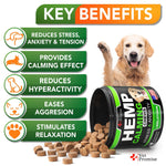 Load image into Gallery viewer, Hemp Calming Chews for Dogs 120 Count Anxiety & Stress Relief