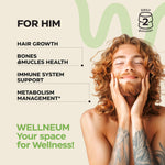 Load image into Gallery viewer, Biotin and Collagen Peptide Gummies for Hair Growth Skin Nails 12000 Mcg Biotin