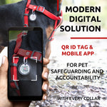 Load image into Gallery viewer, Waterproof Dog Harness Adjustable S Size 16–22 in Red