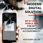 Load image into Gallery viewer, Rolled Leather Dog Collar Padded Large Dogs 21–24 in Neck Black
