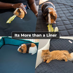 Load image into Gallery viewer, Washable Rabbit Guinea Pig Cage Liners for 2x4 C&C 57x28 inch 2 PCS Easy to Clean Unlike Fleece Absorbent Waterproof & Non Slip Guinea Pig Bedding & Pee Pads & Rabbit Floor Mats