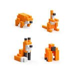 Load image into Gallery viewer, PIXIO Orange Animals 162 Magnetic Blocks in 3 Colors