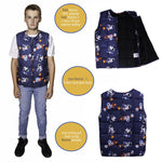 Load image into Gallery viewer, Weighted Vest for Kids Sensory Ages 5 to 9 Adjustable Kids Weighted Vest with 2lb weight Breathable and Washable Compression Vest