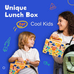 Load image into Gallery viewer, Bento Lunch Box for Kids BPA Free Leak Proof Lunch Containers with 3 Compartment