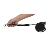 Load image into Gallery viewer, Smart Retractable Leash L – Black, 15ft, Up to 65lbs / 29kg, with Safety Features for Every Walk