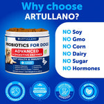 Load image into Gallery viewer, Probiotics for Dogs 240 Count 2-Pack Digestive Enzymes & Prebiotics Gut Health
